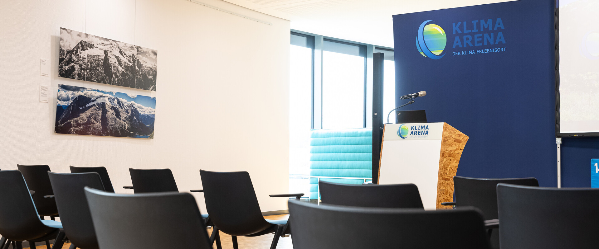 Eine Ansicht der Eventfl&auml;che in der Klima Arena